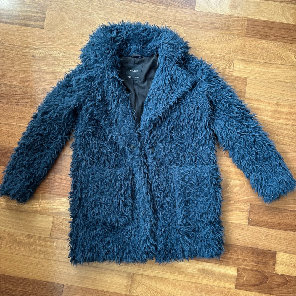 Zara faux fur jacket
